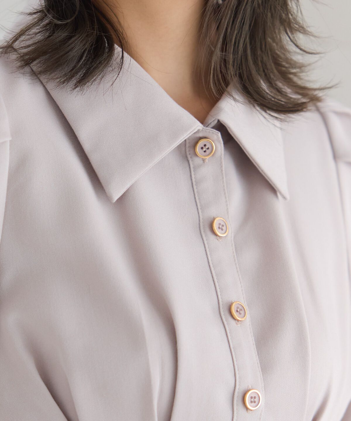 REDYAZEL「ペプラムシャツワンピース」|ワンピース|