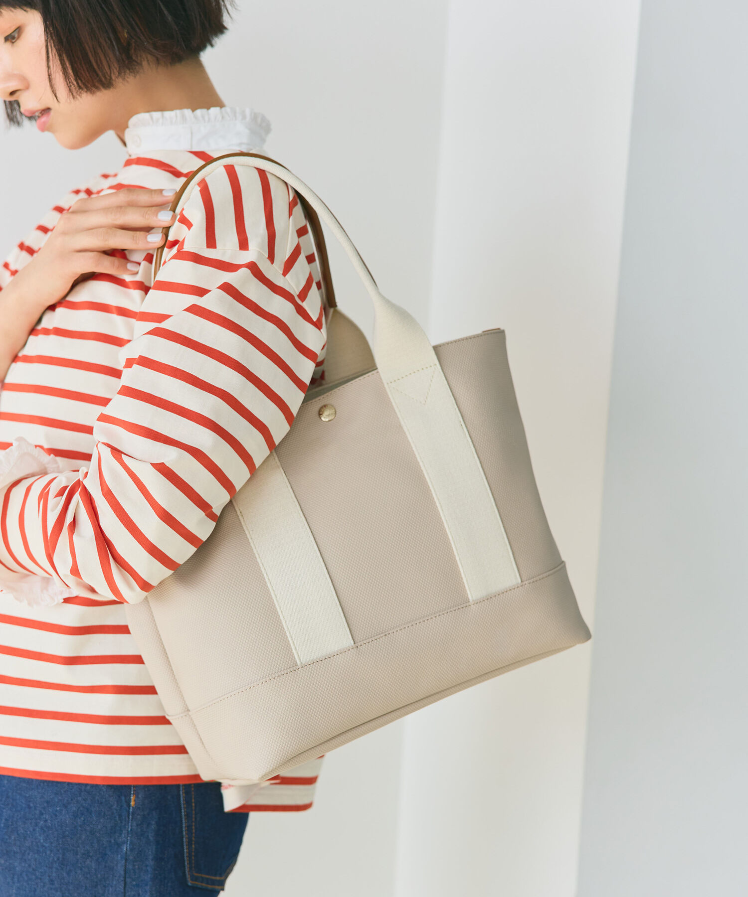 TOPKAPI BREATH「【Breath TOPKAPI】NEOCANVAS ネオキャンバス テープトートバッグ L」|トートバッグ|