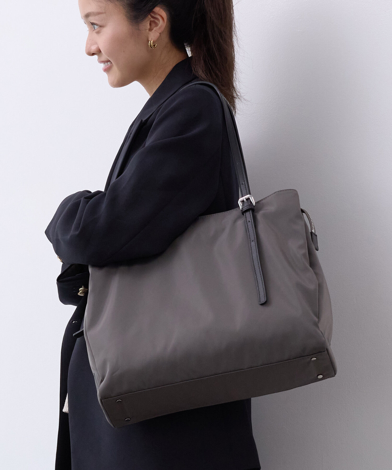 TOPKAPI TREASURE「【TREASURE TOPKAPI】ナイロン スクエア A4 トートバッグ」|トートバッグ|