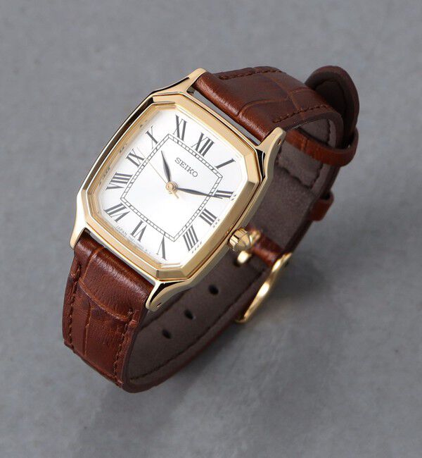 UNITED ARROWS「【別注】＜SEIKO＞スクエア レザー 腕時計」|腕時計|