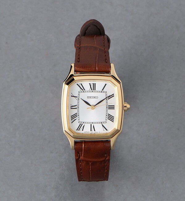 UNITED ARROWS「【別注】＜SEIKO＞スクエア レザー 腕時計」|腕時計|