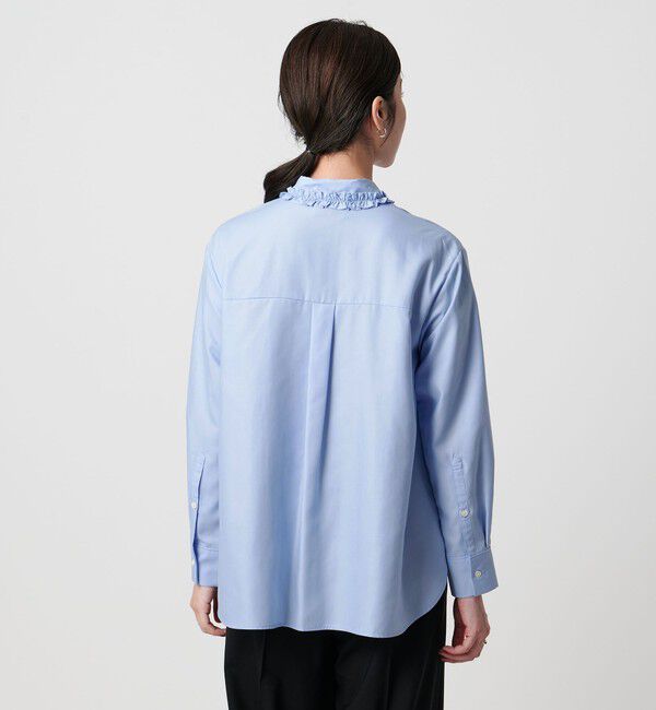 UNITED ARROWS「ミニフリルシャツ‐ウォッシャブル‐」|シャツ・ブラウス|