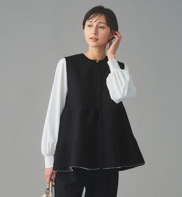ペプラム ニットベスト（UNITED ARROWS）｜ルミネのファッション通販