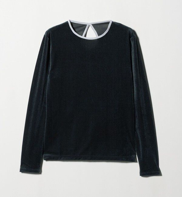 BEAUTY&YOUTH UNITED ARROWS「シアーベロア リンガーロングスリーブTシャツ」|Tシャツ・カットソー|DK.GRAY