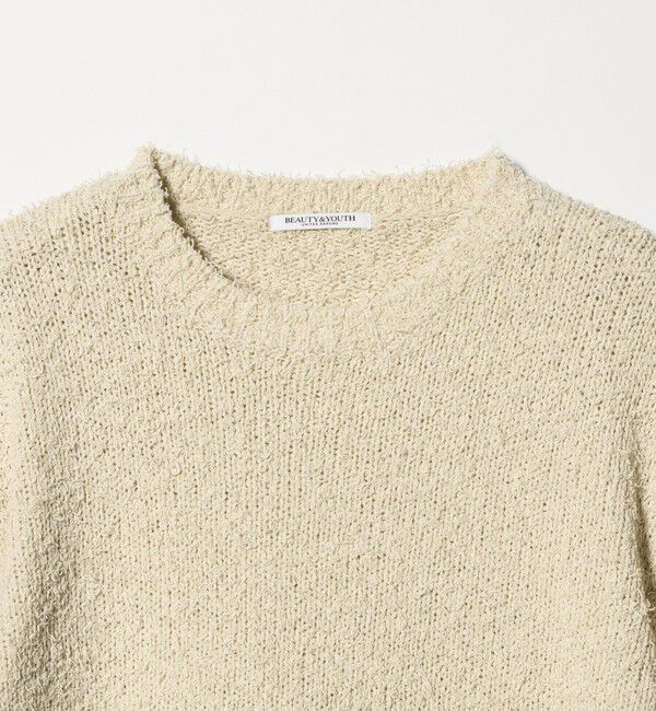 BEAUTY&YOUTH UNITED ARROWS「コットンブレンド シャギーニットプルオーバー」|ニット・セーター|