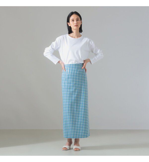 Demi-Luxe BEAMS 「【別注】ATON / DRY COTTON JERSEY ロングスリーブ Tシャツ」|Tシャツ・カットソー|