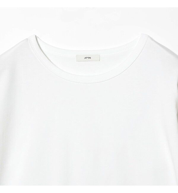 Demi-Luxe BEAMS 「【別注】ATON / DRY COTTON JERSEY ロングスリーブ Tシャツ」|Tシャツ・カットソー|