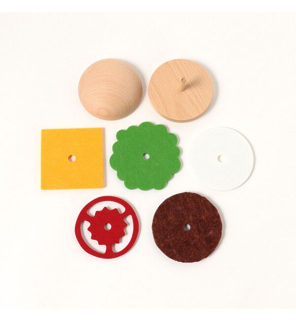 BEAMS「carpenter / ハンバーガー コースター」|食器・キッチングッズ|