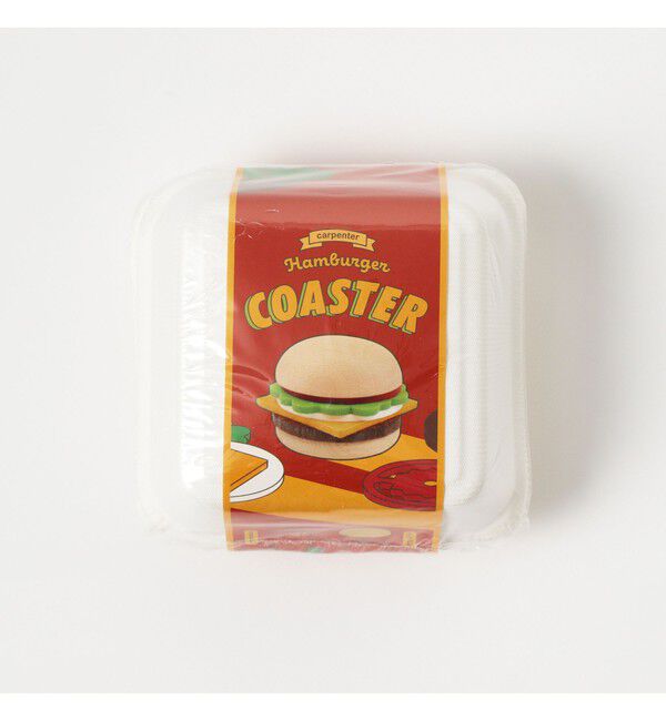BEAMS「carpenter / ハンバーガー コースター」|食器・キッチングッズ|