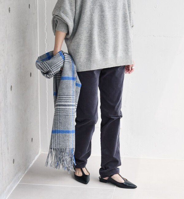 quaranciel「quaranciel:〈洗濯機可能〉ストレッチ コール スキニー パンツ」|その他|チャコールグレー