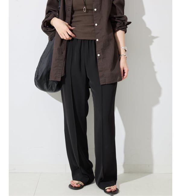 SLOBE IENA「《4サイズ展開/WEB限定/追加》ピンタックセミフレアパンツ」|その他|