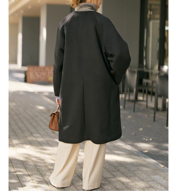 S160ビーバーノーカラーコート（Spick and Span）｜ルミネの