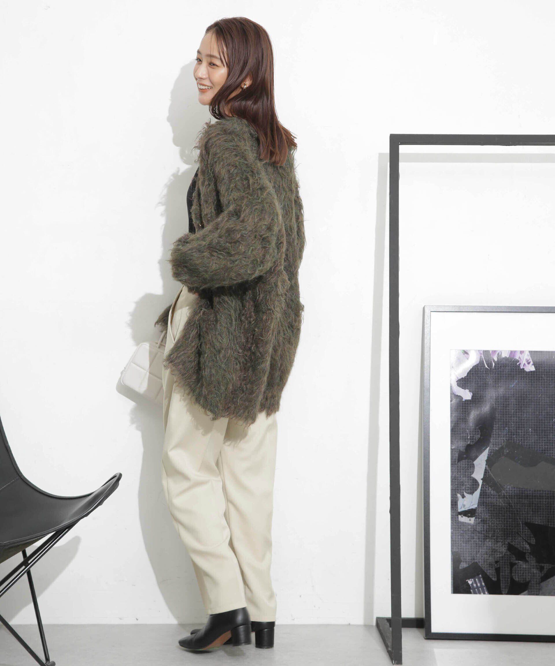 nano･universe「タックテーパードパンツ」|チノ|