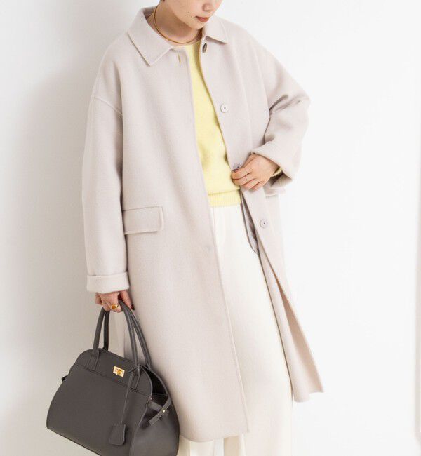 SUPER140リバーステンカラーコート（NOLLEY'S sophi）｜ルミネの