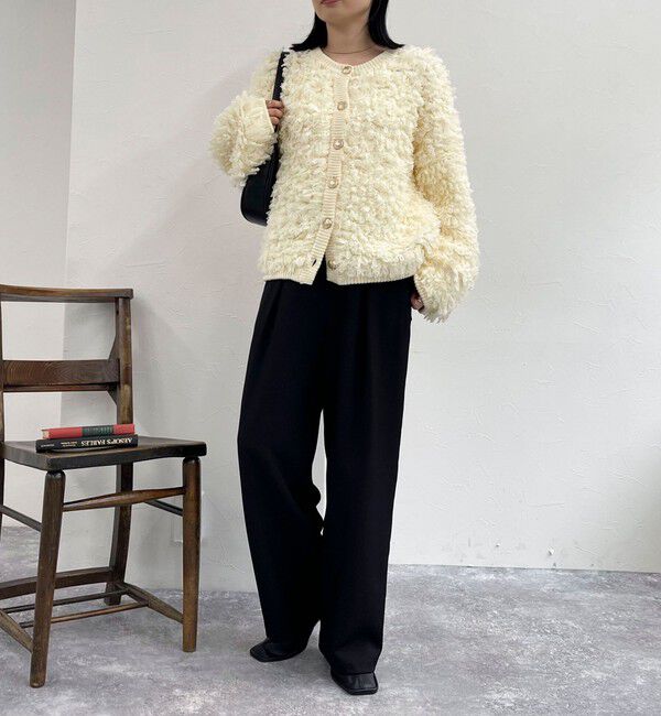 fredy emue「ニットフリンジカーディガン」|カーディガン|