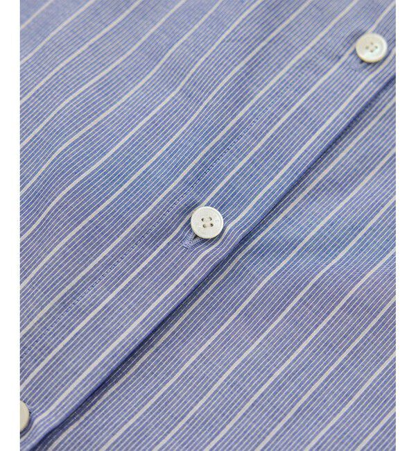 ROPE「【洗える】コットンシアークロップドシャツブラウス」|シャツ・ブラウス|