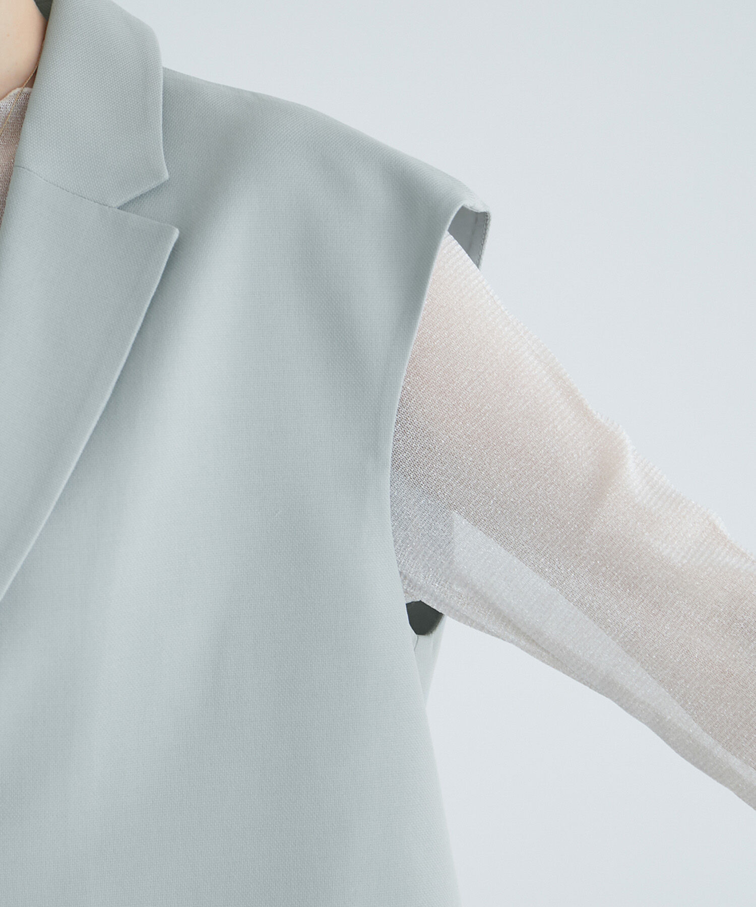 Rope&rsquo;Picnic「ショート丈ジレ/UVカット・リンクコーデ」|ベスト・ジレ|