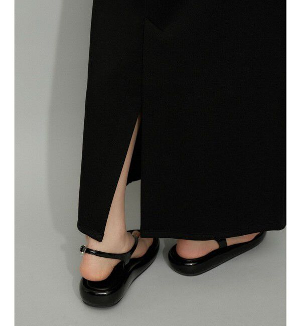 ADAM ET ROPE'「【WEB限定】・【定番人気】パターンニットジレコンビワンピース」|ワンピース|