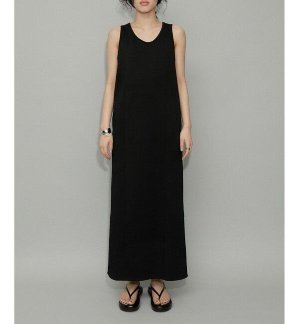 ADAM ET ROPE'「【WEB限定】・【定番人気】パターンニットジレコンビワンピース」|ワンピース|