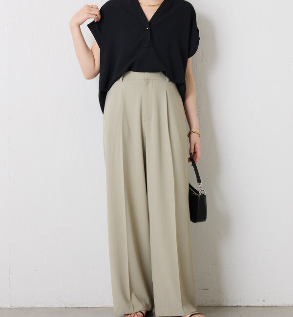  「ジャージワイドパンツ」|チノ|