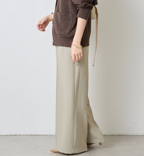  「ジャージワイドパンツ」|チノ|