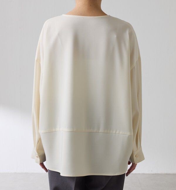  「スキッパーオーバーブラウス」|シャツ・ブラウス|