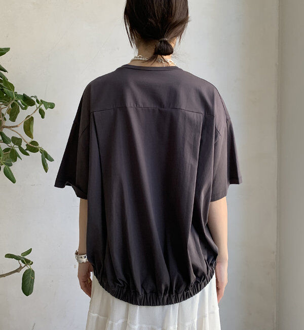  「【WEB限定】バックギャザーSACREDロゴTEE」|Tシャツ・カットソー|