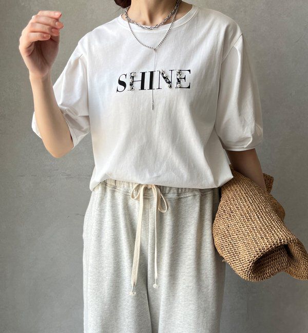  「【WEB限定】ライトドライ天竺ロゴTE」|Tシャツ・カットソー|オフホワイト