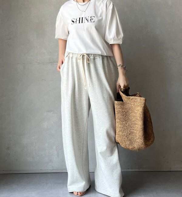  「【WEB限定】ライトドライ天竺ロゴTE」|Tシャツ・カットソー|