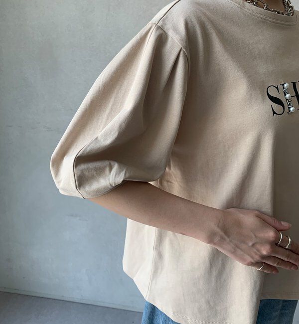  「【WEB限定】ライトドライ天竺ロゴTE」|Tシャツ・カットソー|