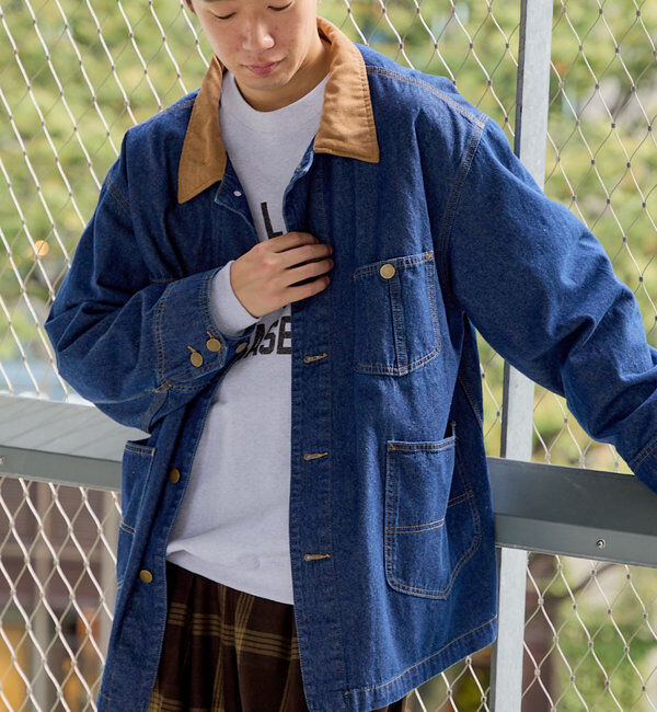  「【WHIMSIC】レールロードジャケット」|その他|インディゴブルー