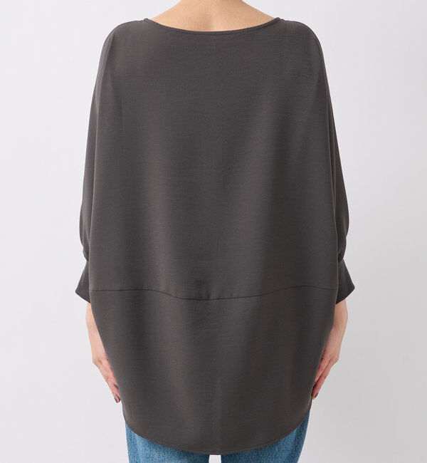  「【レビュー高評価/冷房・日焼け対策◎】リブ付きジョーゼットドルマンブラウス」|シャツ・ブラウス|