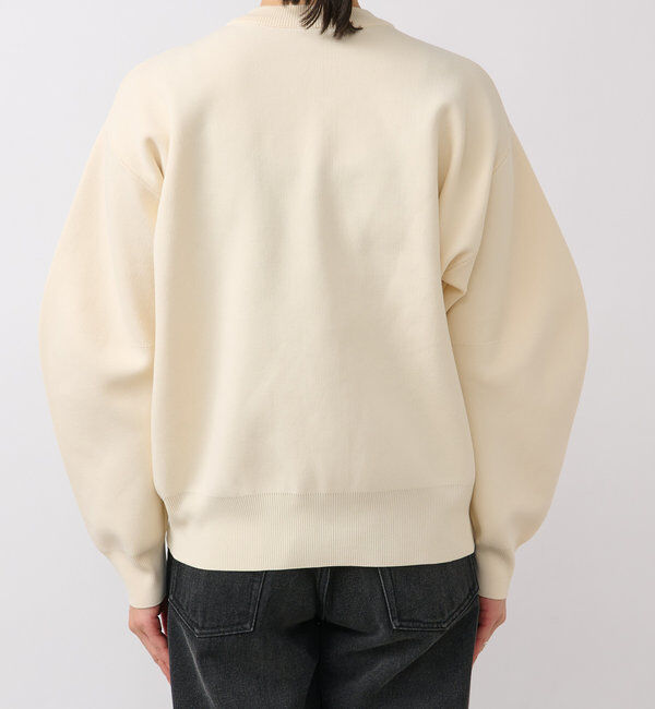  「【一枚でも羽織でも】ボリュームスリーブニットカーデ」|カーディガン|