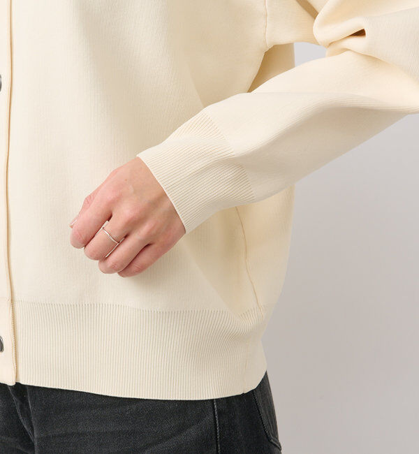  「【一枚でも羽織でも】ボリュームスリーブニットカーデ」|カーディガン|