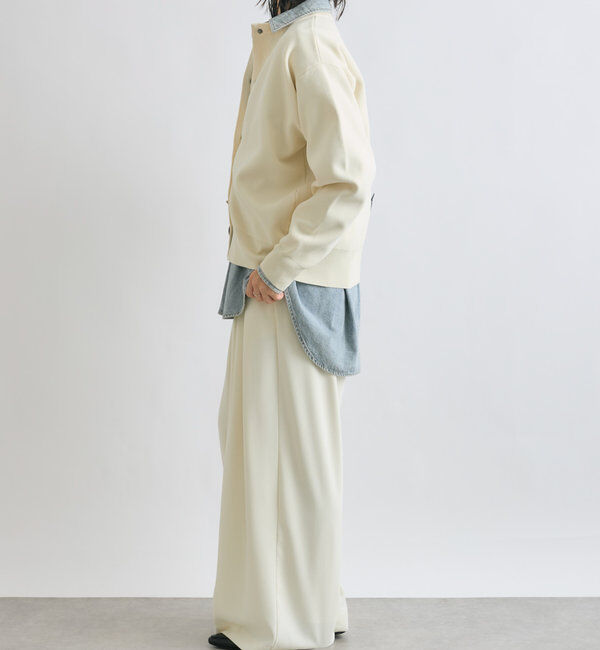  「【一枚でも羽織でも】ボリュームスリーブニットカーデ」|カーディガン|