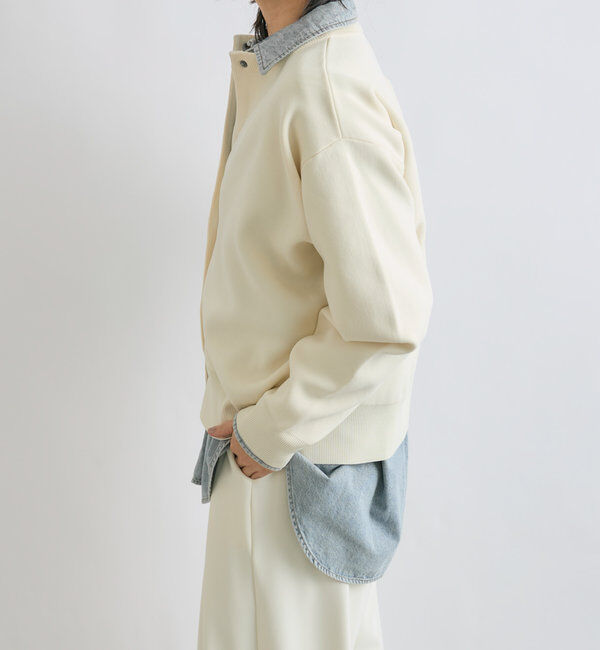  「【一枚でも羽織でも】ボリュームスリーブニットカーデ」|カーディガン|