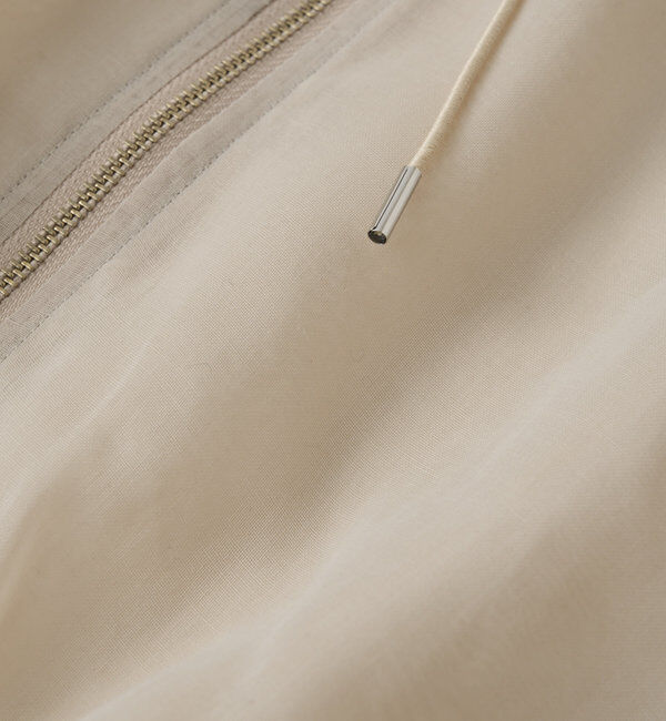  「【軽やかな着心地】ソフトオーガンジーZIPブルゾン」|ブルゾン・スタジャン|