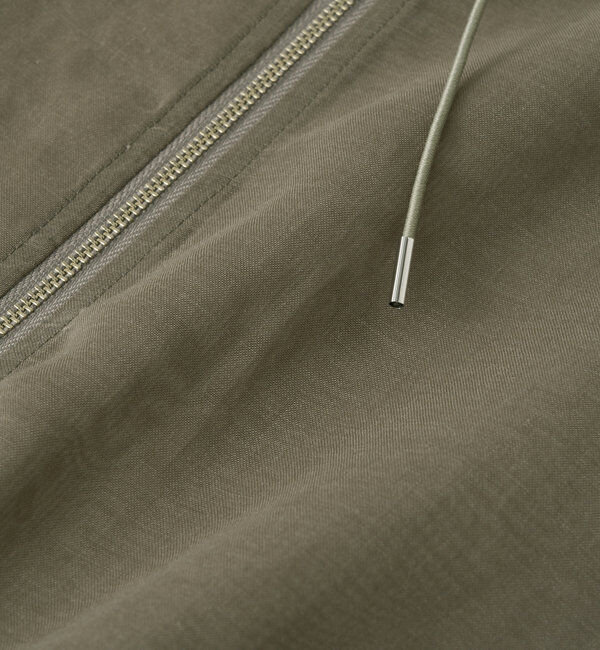  「【軽やかな着心地】ソフトオーガンジーZIPブルゾン」|ブルゾン・スタジャン|