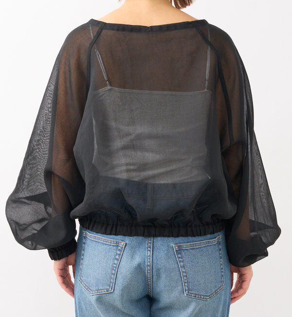  「【軽やかな着心地】ソフトオーガンジーZIPブルゾン」|ブルゾン・スタジャン|