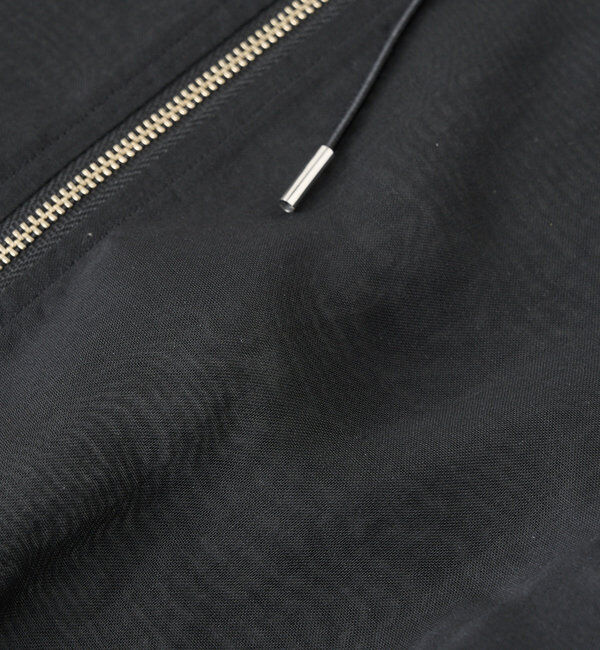  「【軽やかな着心地】ソフトオーガンジーZIPブルゾン」|ブルゾン・スタジャン|