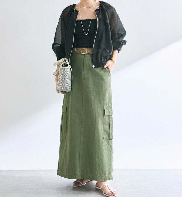  「【軽やかな着心地】ソフトオーガンジーZIPブルゾン」|ブルゾン・スタジャン|