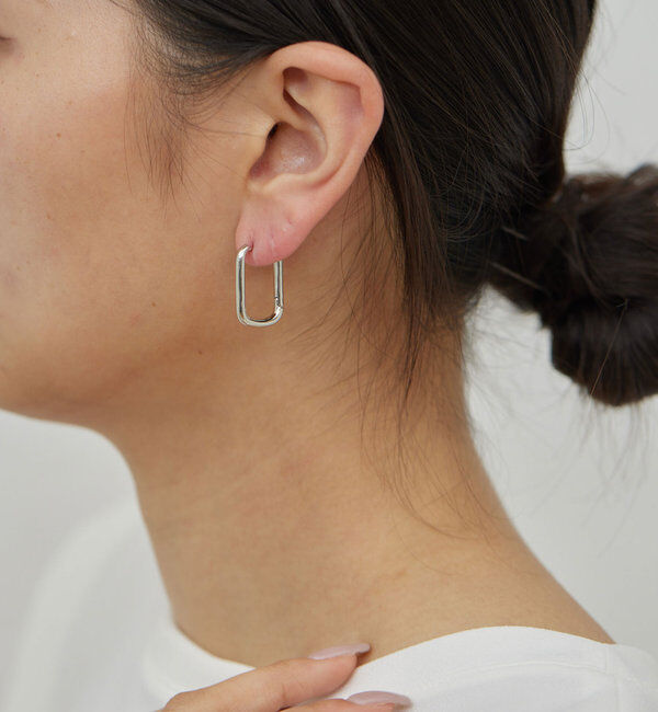  「3WAYスクエアリングピアス」|リング|