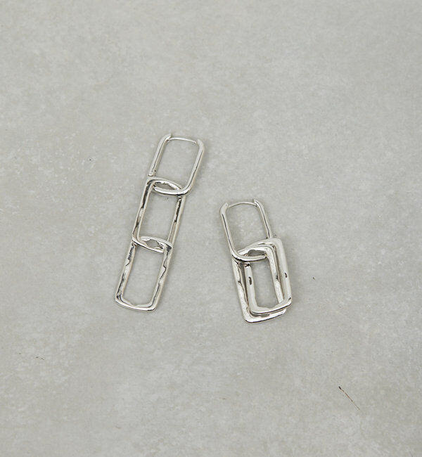  「3WAYスクエアリングピアス」|リング|