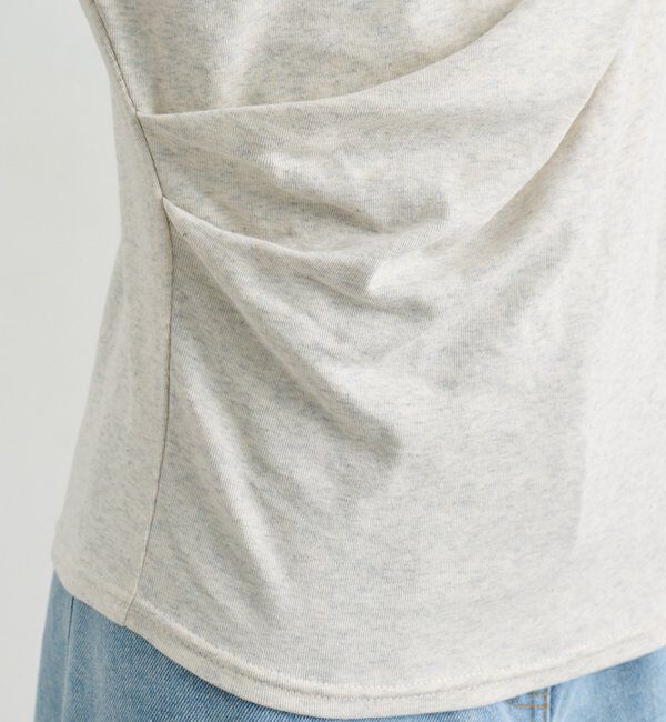  「レースドッキングオフショルプルオーバー」|Tシャツ・カットソー|