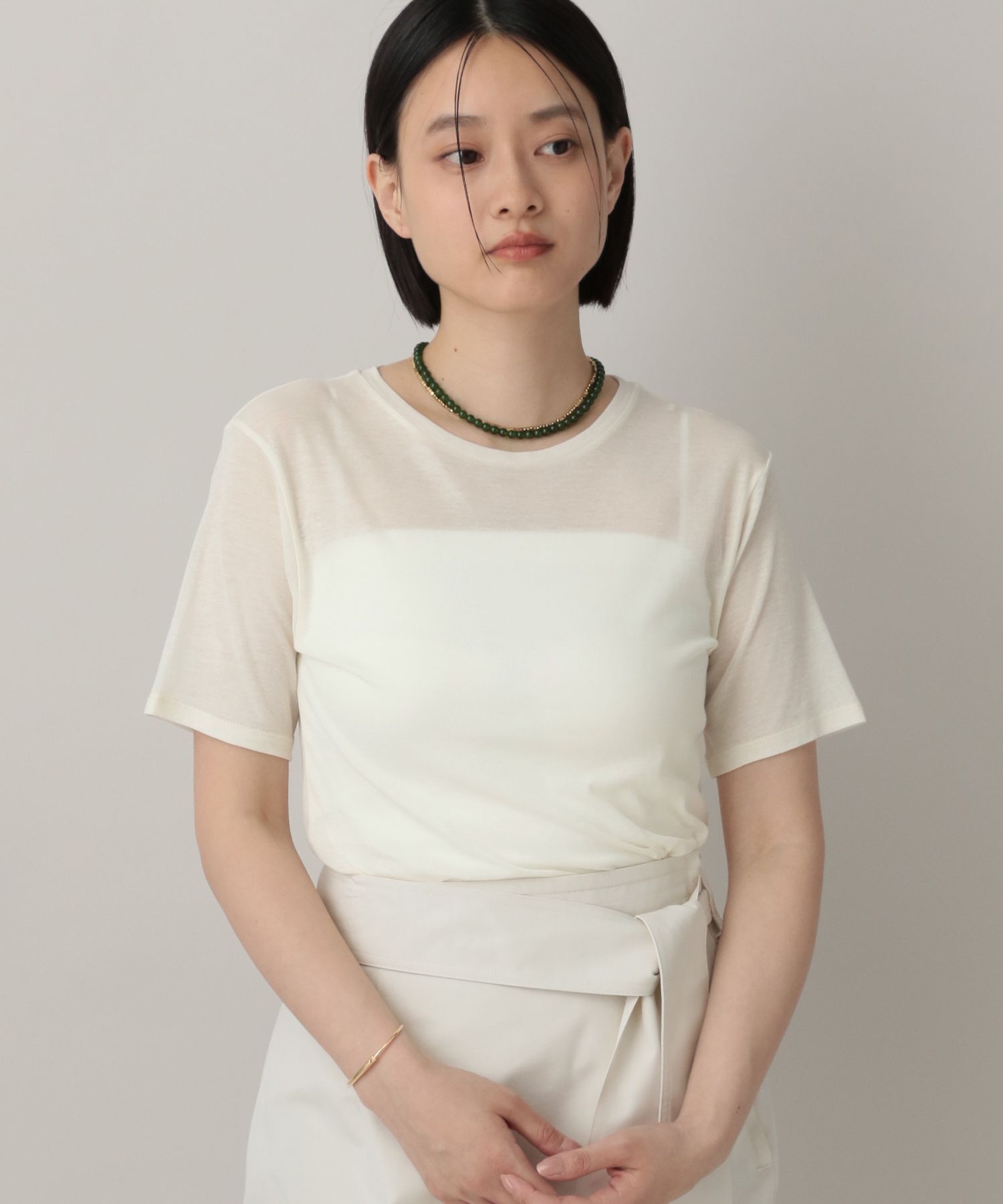 A part by 「シアーフライスＴシャツ」|Tシャツ・カットソー|