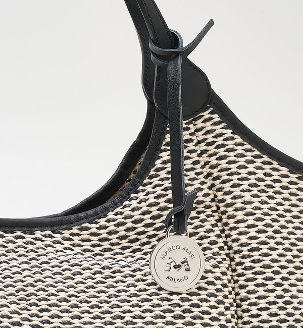 collex「【MARCO MASI】【別注】 レザーハンドル ラフィア トートバッグL」|トートバッグ|