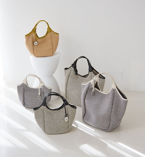 collex「【MARCO MASI】【別注】 レザーハンドル ラフィア トートバッグL」|トートバッグ|