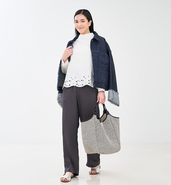 collex「【MARCO MASI】【別注】 レザーハンドル ラフィア トートバッグL」|トートバッグ|