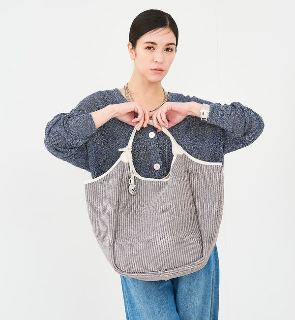 collex「【MARCO MASI】【別注】 レザーハンドル ラフィア トートバッグL」|トートバッグ|