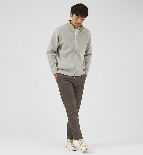 ABAHOUSE「【定番人気】12ゲージ 畦編み ドライバーズニット」|ニット・セーター|